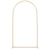 Oblúkový stojan na pozadie 2.2×1.2 m, kovový, zlatý, stabilný