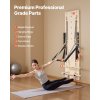 Nástenný pilates reformer z javoru, s pružinami a springboard