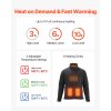 Vyhrievaná pánska flísová bunda 7.4V 16000mAh 6 zón, 3 stupne, 3/6/10h