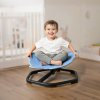 Otočné detské sedadlo tvar slona nosnosť 220 lbs kovová základňa modré