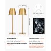 Bezdrôtová stolná lampa 2 ks 5200 mAh plynulé stmavenie 3000–6500K