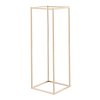 Stojan na kvety 10 ks, 80 cm, hranatý, so skrytými skrutkami, zlaté