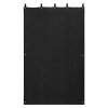 Zvuková izolačná deka 2032×1219 mm s okami na okno a dvere, čierna