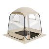 Priehľadný bublinový stan 1.6×1.6 m pre 2–4 osoby, vodotesný