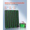 Solárny nabíjač batérií 30W 12V s vstavaným regulátorom, 3 káble IP67