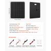 Solárny nabíjač batérií 30W 12V s vstavaným regulátorom, 3 káble IP67