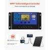 Solárny nabíjač batérií 25W 12V s MPPT regulátorom a držiakom IP67