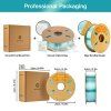 ERYONE High Speed Translucent Gradient Multi-Color PETG Filament, 1kg - Light Blue & Transparent