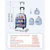 Detský set 5 dielov, 45.7 cm kufor s kolieskami, batoh, u vankúš