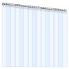 Pásová pvc záclona priehľadná do mraziaka 2.4 m × 1.5 m × 2 mm, 10 ks
