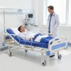 Elektrická nemocničná posteľ 2 funkcie, 127mm kolieska, 250kg nosnosť