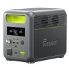 FOSSiBOT F1200 Portable Power Station + FOSSiBOT SP200 Foldable Solar Panel, 1024Wh Capacity, 1200W Rated Power, 3 LED Light Modes, 7 Output Ports, BMS Protection, <10ms Switchover, 5 Gears Input Regulator, EV-Grade LiFePO4 Battery, 4000+ Cycle Times