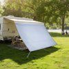 Slnečná clona pre karavan 2×2.8 m, uv50+, so zipsom, polyesterová sieť