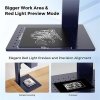Gweike Cloud G2 PRO 30W Fiber Laser Marking Machine, Dual Red Light, 15000mm/s Speed, 0.001mm Accuracy, 110x110mm, 3mm Max. Depth on Metal, 90+ Colorful Engravings, GWEIKE Glaser/ LightBurn, Supports Rotary Roller, Manual Lift
