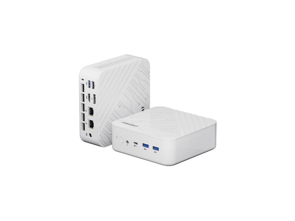 FIREBAT AM02 Mini PC Barebone (No RAM No SSD), AMD Ryzen 7 8745HS 8 Cores Max 4.9GHz, Type-C+DP+HDMI Triple Screen Display, WiFi 6 Bluetooth 5.2, 2*USB3.2, 2*USB2.0, 2*2.5G RJ45