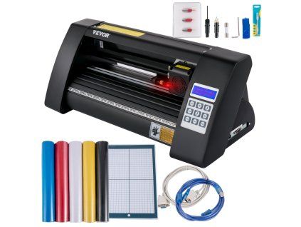 Rezací plotter 375 mm, led displej, polautomatický s optickým snímačom