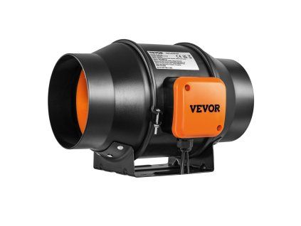 Potrubný ventilátor 6-inch 402 cfm s regulátorom t/v ec-motor