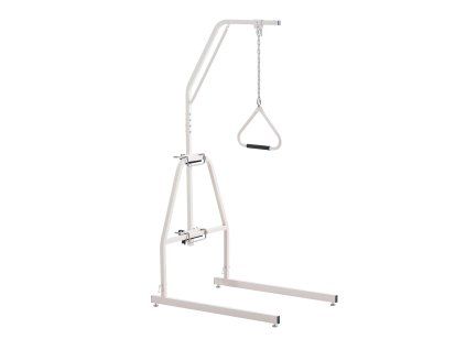 Trapézová tyč na posteľ s objímkami a stojanom, nosnosť 250LBS