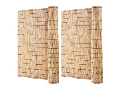 Trstinový plotový panel 2 ks 4 ft×16.4 ft na balkón a záhradu