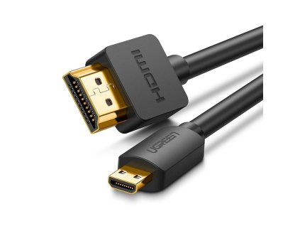 113433 ugreen micro hdmi hdmi kabel 4k 3d 2 m cierny
