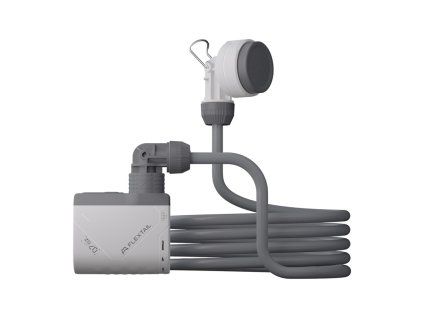 230978 prenosna sprcha flextail tiny shower s cerpadlom biela
