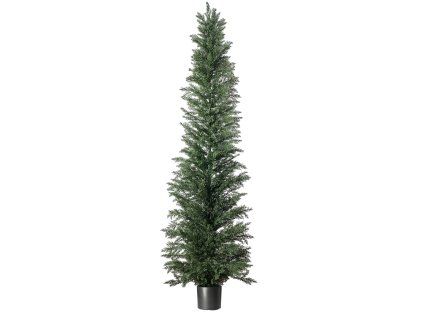 Umelý cédrový strom 2438 mm, sada 2 v kvetináči, interiér/exteriér