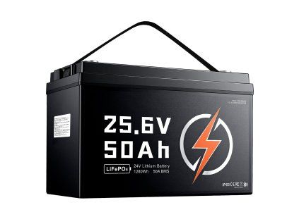 Batéria LiFePO4 24V 50Ah 1280Wh 50A BMS Bluetooth, nízkoteplotná