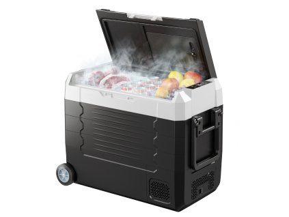 Autochladnička kompresorová 45L 12/24V -20°C–20°C, app, dvojzóna