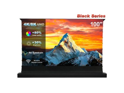 100 inch Motorized Floor Rising ALR Projection Screen for Ultra Short Throw Projector