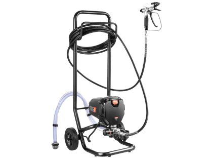 Airless striekacia pištoľ 750W 3000PSI elektrická s vozíkom na ploty