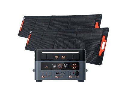 Blackview Oscal PowerMax 2400 Pro Portable Power Station 2016Wh + 2x PM200 Pro 200W Foldable Solar Panel