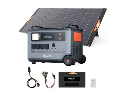 Blackview Oscal PowerMax 6000 6000W Rugged Power Station + Blackview Oscal PM400 400W Foldable Solar Panel
