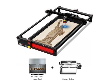TWO TREES TS2-20 Max 20W Laser Engraver + Laser Bed + Rotary Roller