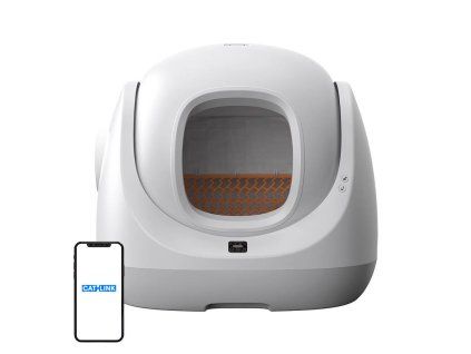 131442 2 inteligentny samocistiaci odpadkovy kos pre macky catlink baymax lite version