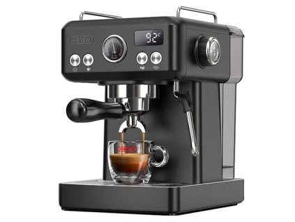 HiBREW H10A Semi Automatic Espresso Coffee Machine, 20Bar, Cold/Hot Coffee Maker - Adamantine Black