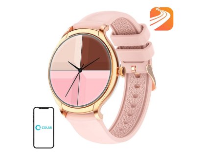 100407 inteligentne hodinky colmi l10 zlate