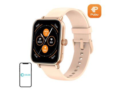 152657 5 inteligentne hodinky colmi p81 zlate