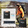 Oscal PM200 200W Foldable Solar Panel, Adjustable Kickstand,  ≥22% Solar Conversion Efficiency, ETFE Material