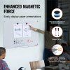 Magnetická biela sklenená tabuľa 900×600 mm nástenná s poličkou