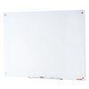 Magnetická sklenená tabuľa 1200×800 mm, nástenná bez rámu s lištou