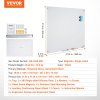 Magnetická sklenená tabuľa 1200×800 mm, nástenná bez rámu s lištou