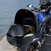 Motocyklový top box 24L pp, vodotesný, odnímateľný, odrazový panel