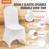 Poťahy na skladacie stoličky spandex, prateľné, 100PCS biele