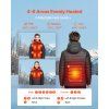 Pánska vyhrievaná bunda 7,4V, 6 zón, 3 stupne, softshell, čierna