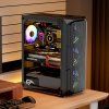 Pc skrinka mid-tower, temperované sklo, 4×120 mm argb, gpu do 320 mm