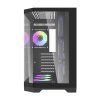158825 3 pocitacova skrina darflash ft418 pro 7 ventilatorov argb cierna