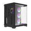 158825 5 pocitacova skrina darflash ft418 pro 7 ventilatorov argb cierna