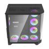 158825 8 pocitacova skrina darflash ft418 pro 7 ventilatorov argb cierna