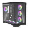 158825 9 pocitacova skrina darflash ft418 pro 7 ventilatorov argb cierna