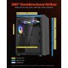 Počítačová skrinka mid-tower, sklo, 3×120 mm argb, gpu do 320 mm
